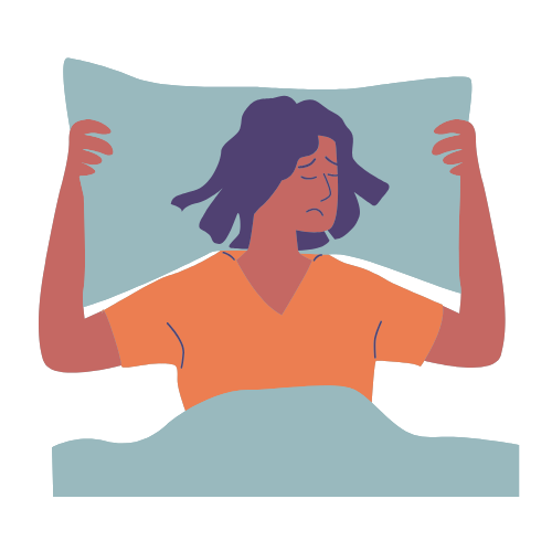 Sleep and recovery icon illustrating circadian rhythm, deep sleep, and biological repair for longevity and healthy aging