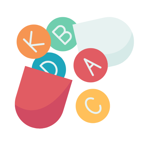 Nutrition supplements and essential vitamins