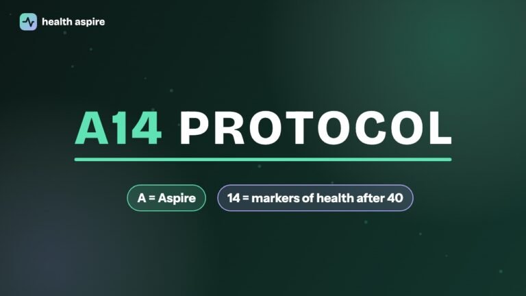 A14 Protocol: free health check after 40 with 14 evidence-based markers
