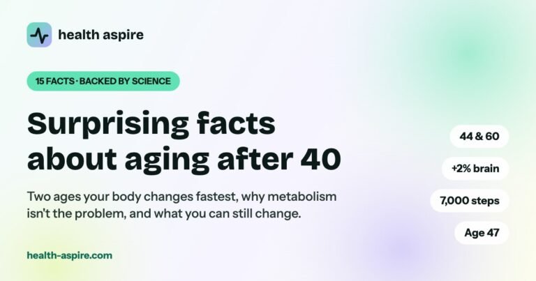 15 surprising facts about aging after 40, backed by science