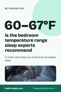 The best bedroom temperature for sleep
