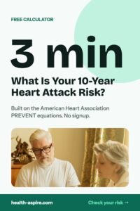 What is your 10-year heart attack risk?