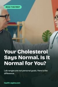 Your cholesterol says normal. Is it normal for you?