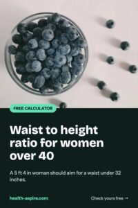 Waist-to-height ratio for women